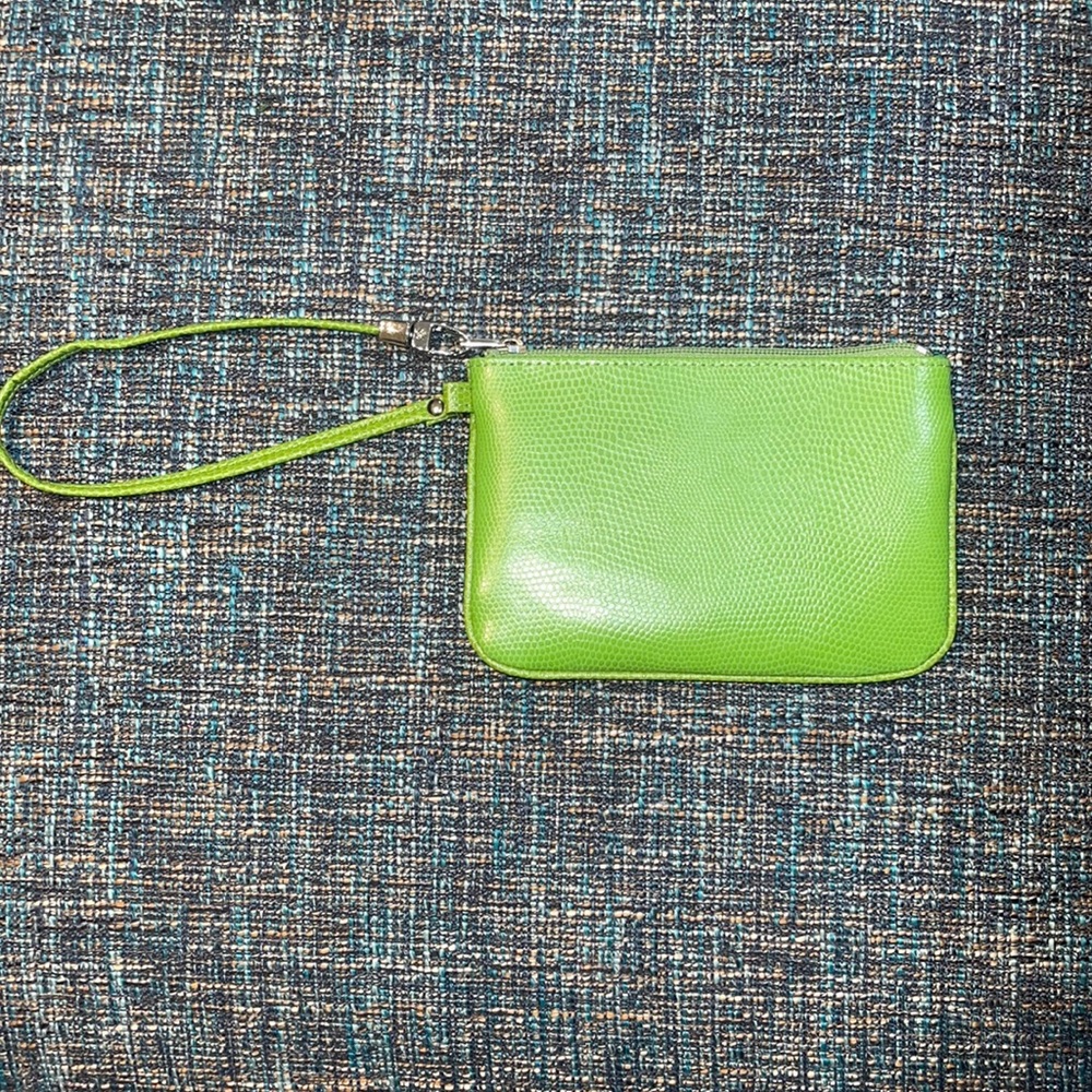 Snakeskin wristlet